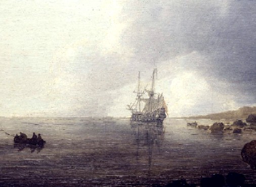 Ships on a Rocky Coast